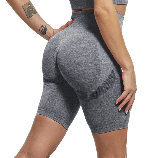 Women Fitness High Waisted Sports Shorts