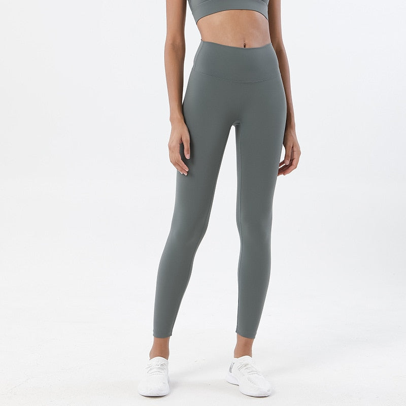 Women TRY TO BN Fitness Gym Leggings Bamboo Green