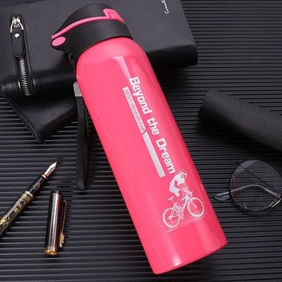 Sports Thermos Bottle Pink