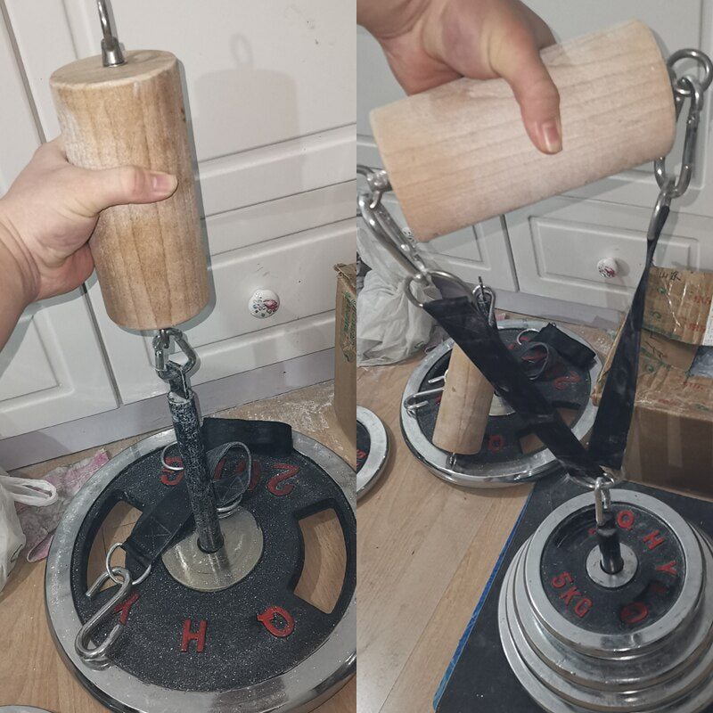 Home Gym Wooden Hand Grips