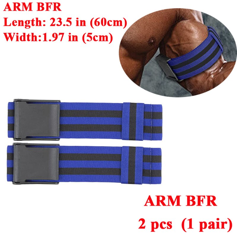 Gym Training BFR Occlusion Bands Arm BFR Blue