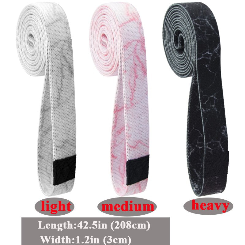 Gym Loop Rubber Booty Bands 3CM-Marble set