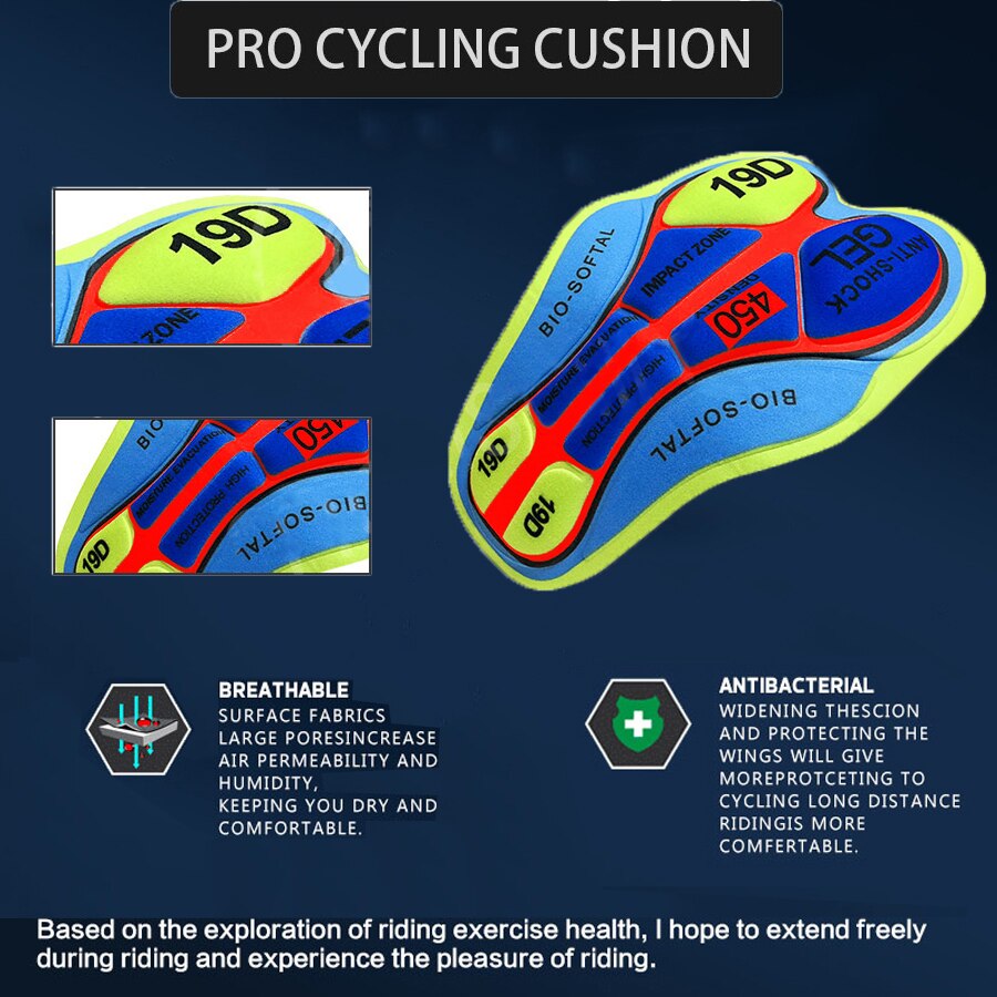 Cycling Gel Pad Shockproof Shorts