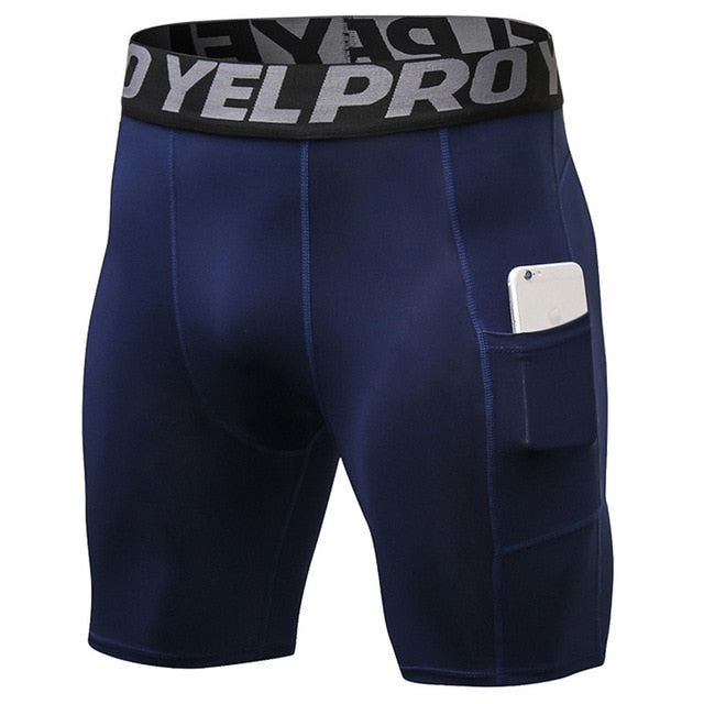 Quick Dry Compression Gym Shorts 1084 navy blue