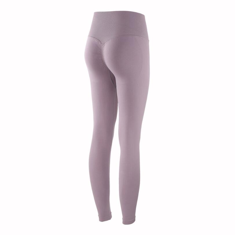 Women Autumn Seamless Yoga Pant Purple