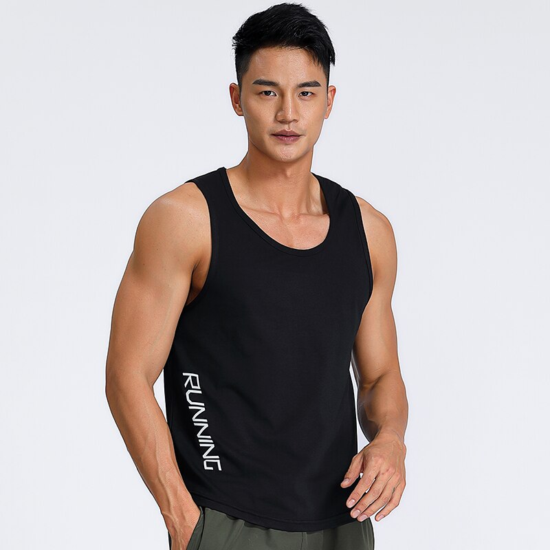 Men Gym Sleeveless Shirt MW1604-Black