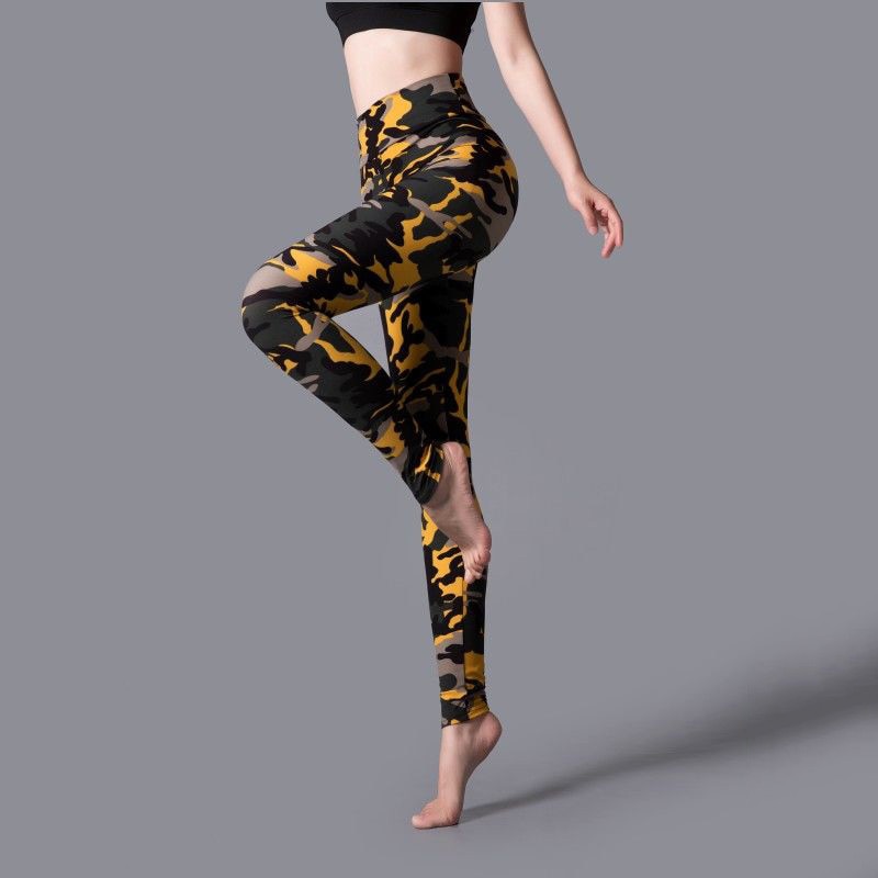 Women Leopard Print Gym Pants