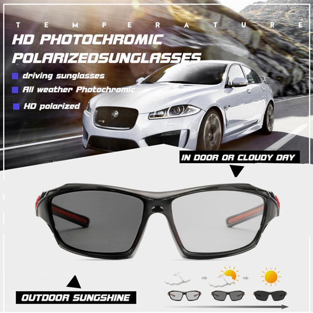 Man Photochromic Cycling Sunglasses