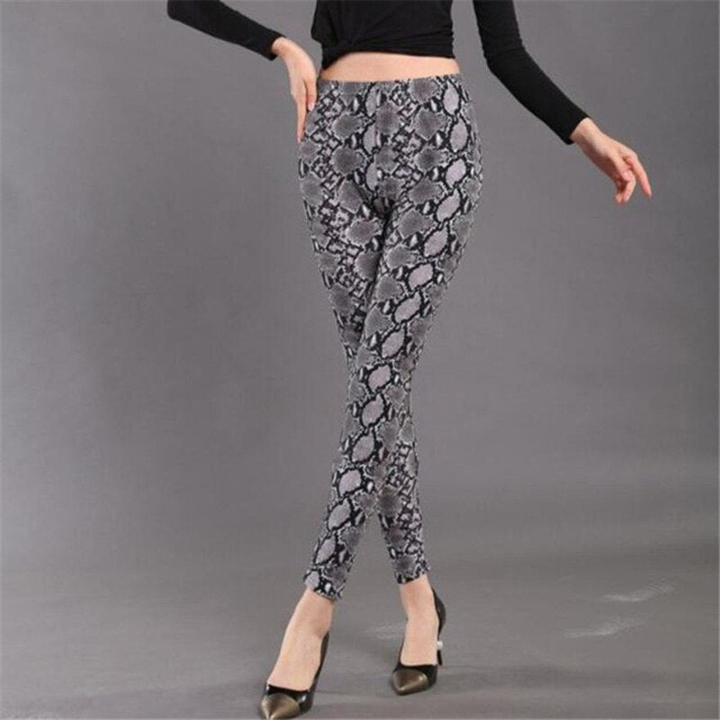 Women Leopard Print Gym Pants