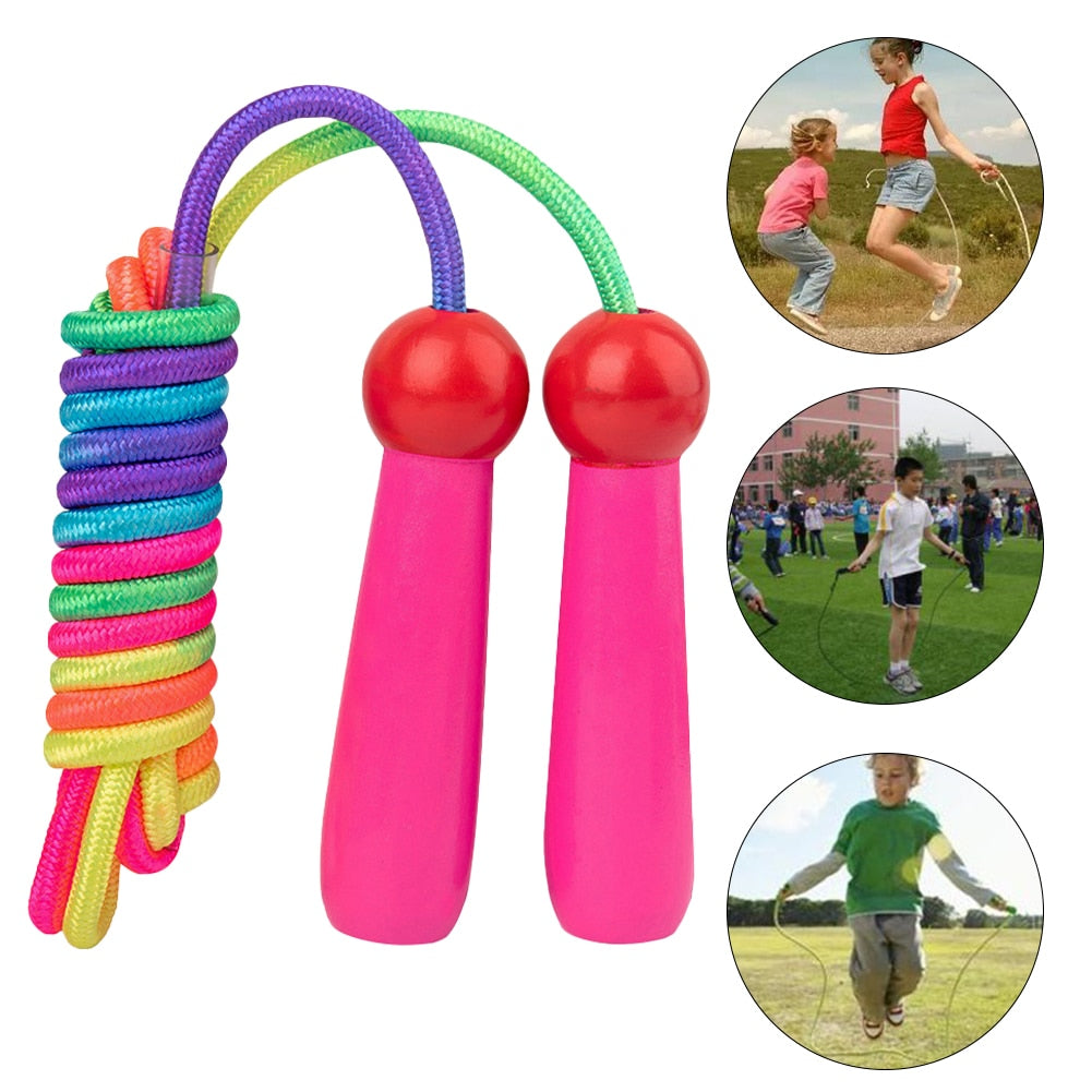 Gym Wooden Jumping Skipping Rope