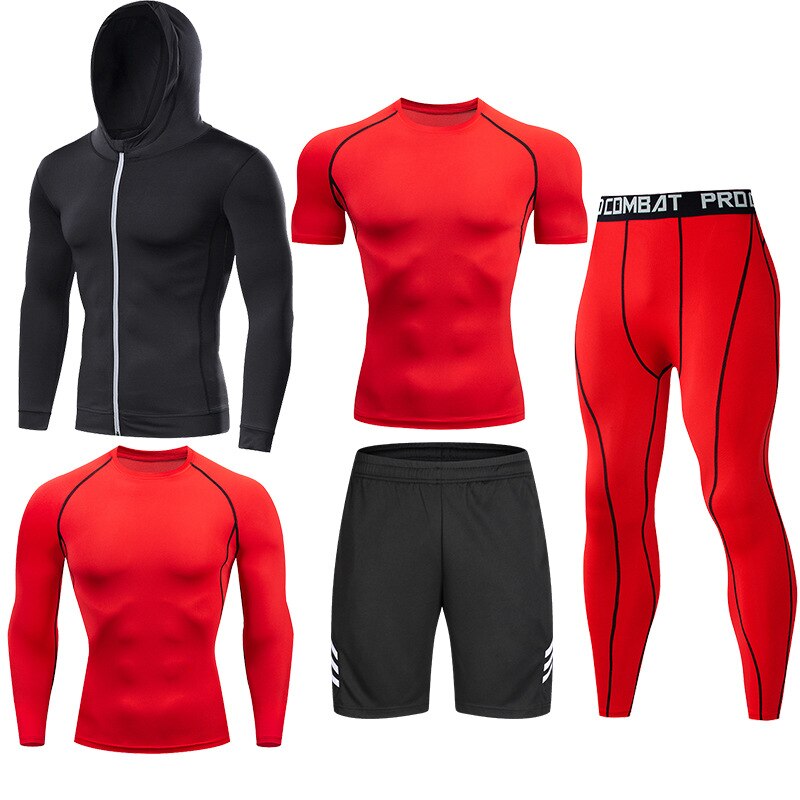 Men Fitness Compression Running Set 8655103308431