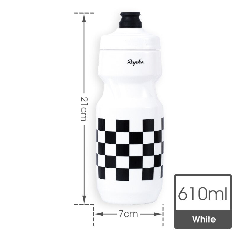 Ultralight Leak-proof PP Drink Bicycle Bottles Plaid 610ml