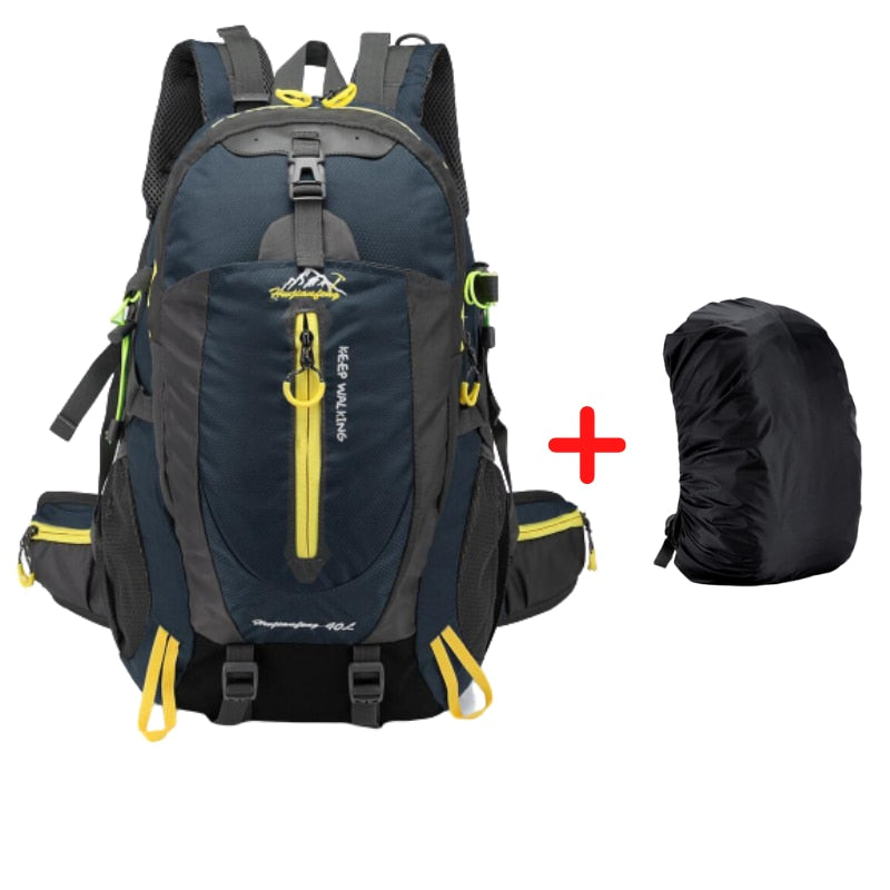 Waterproof Climbing Rucksack Backpack D with Raincover 30 - 40L