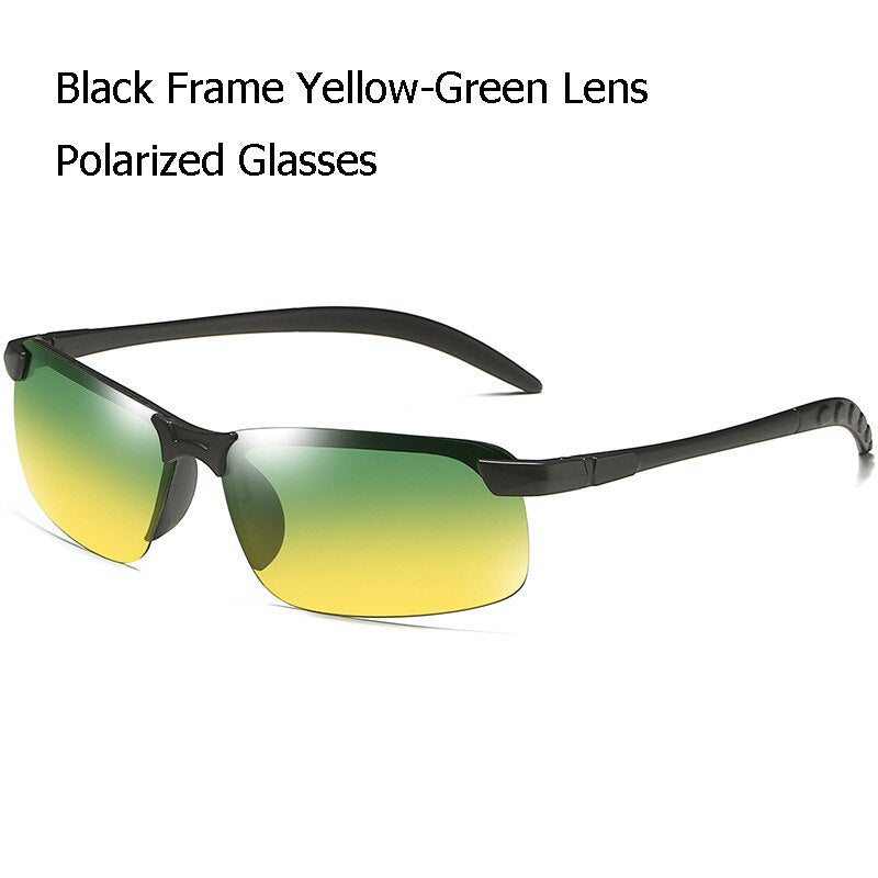 Polarized Fishing Sport Sunglasses Yellow-Green