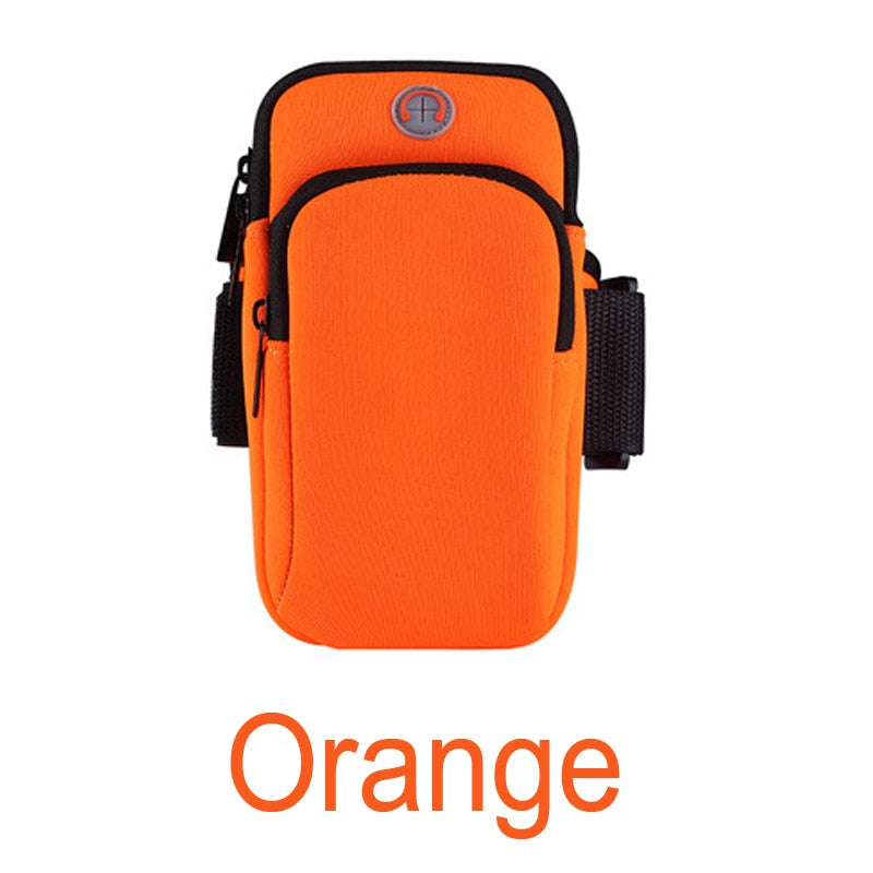 Universal Running Sport Armband Bag Orange