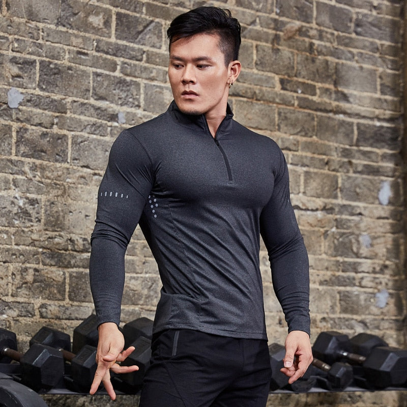 Men Gym Tight Sport T-Shirt