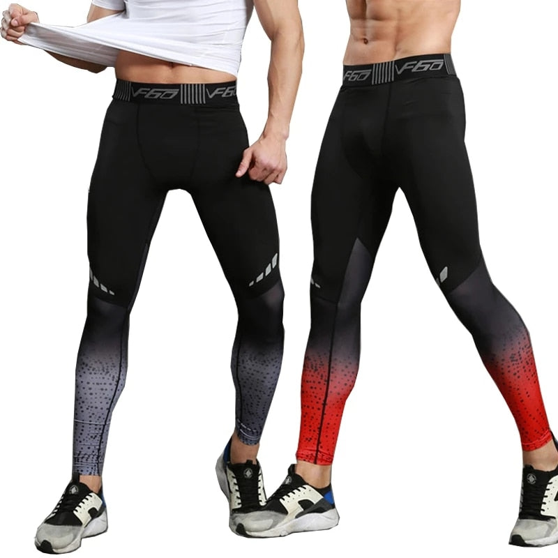 Quick Dry Fit Men Gym Leggings