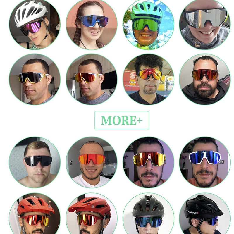 Women Men Mirror Cycling Sunglasses
