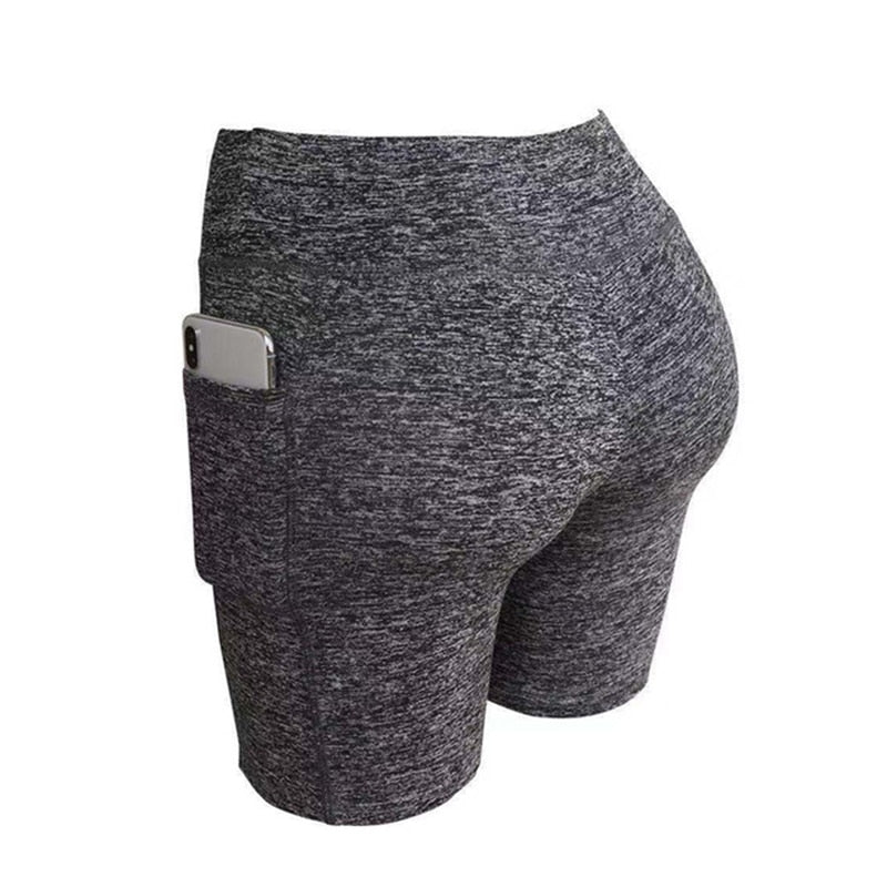 Women 3/4 Yoga Calf-length Pants 01Short Gray