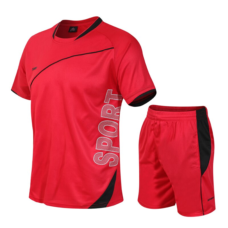 Men's Sportswear Elastic Tracksuit Red