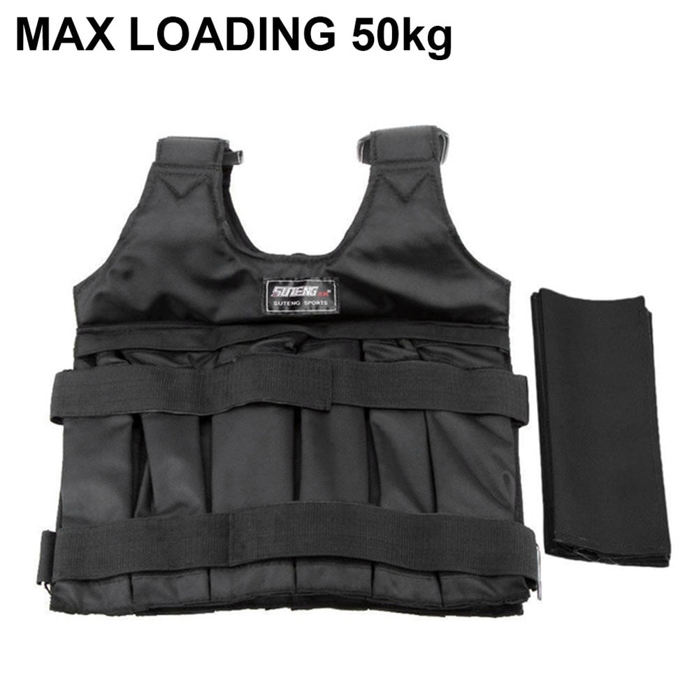 20/50kg Adjustable Loading Weight Vest Blue