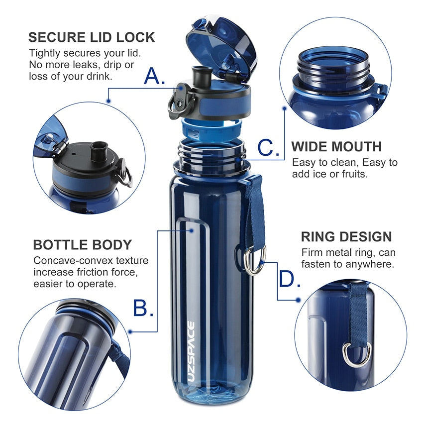 High Capacity Sports Water Bottle