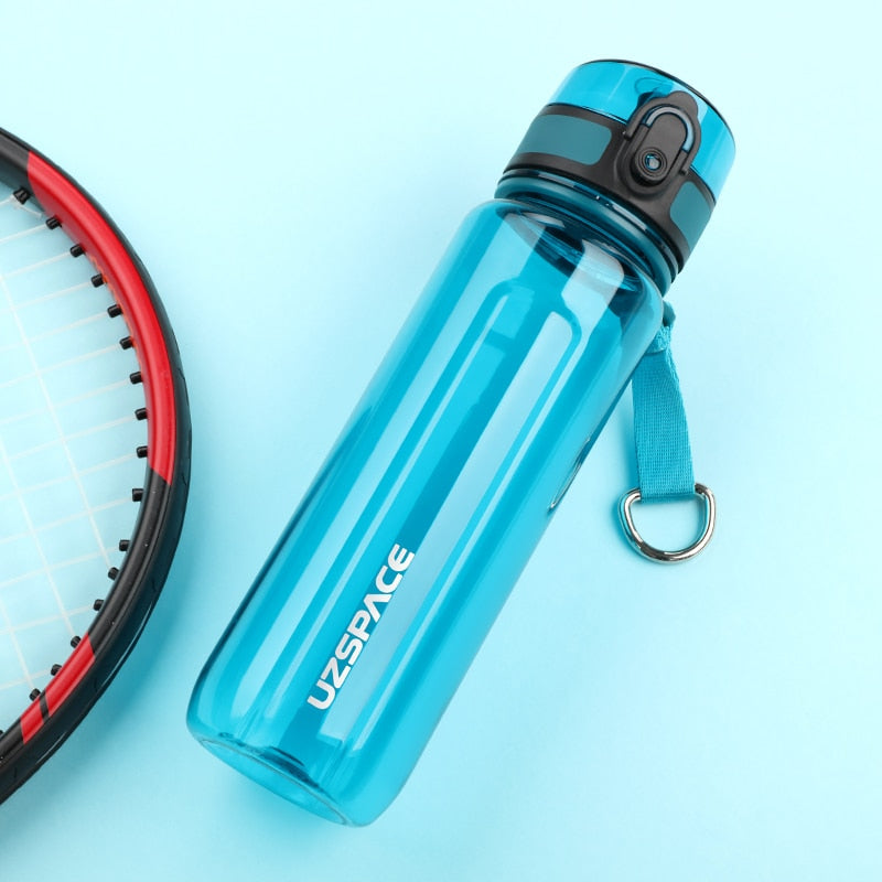 High Capacity Sports Water Bottle 500ml Cyan