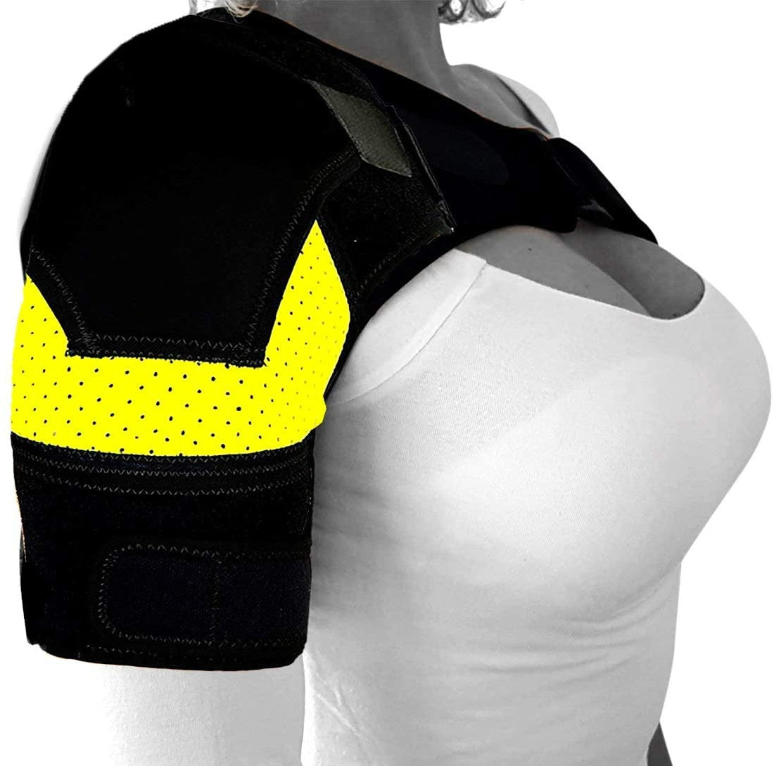 Neoprene Compression Shoulder Brace Yellow L