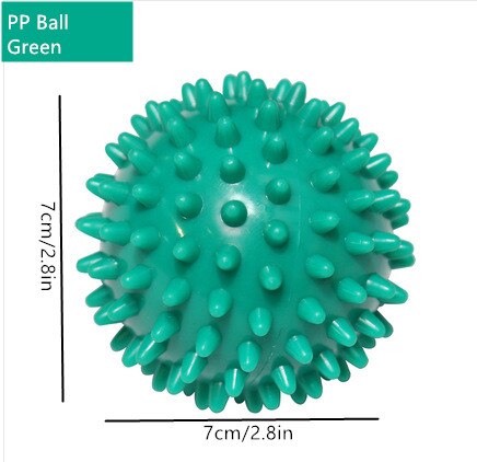 Silicon Massage Ball with Suction Cup B Green