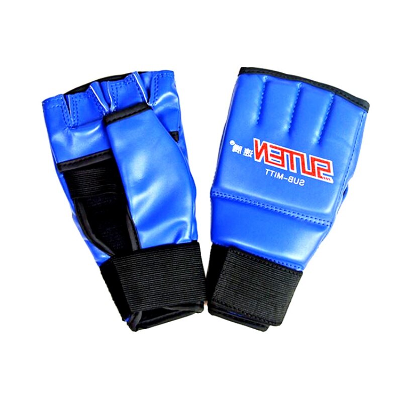 Men PU Leather Boxing Gloves D