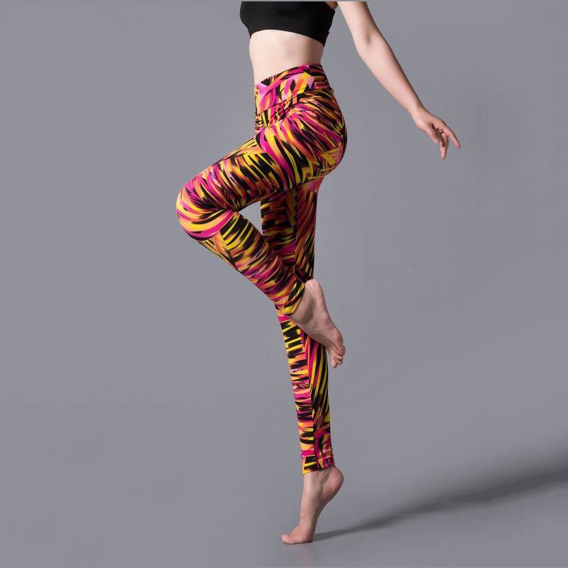 Women Leopard Print Gym Pants