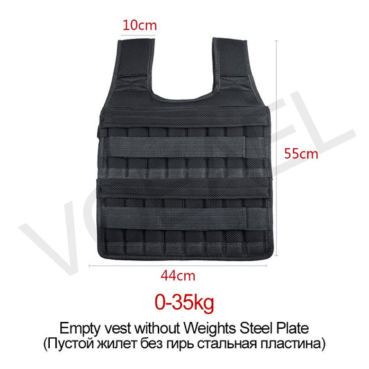 Gym Adjustable Loading Weight Vest