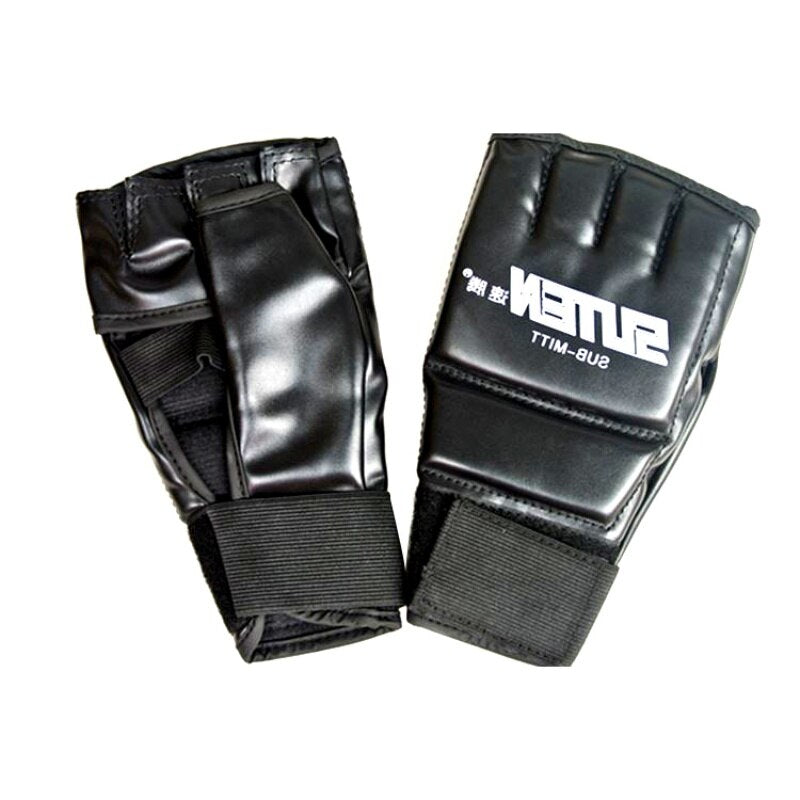 Men PU Leather Boxing Gloves B