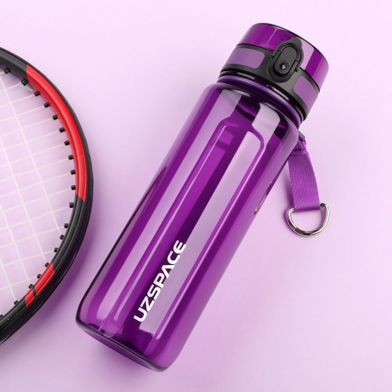 High Capacity Sports Water Bottle 650ml Purple