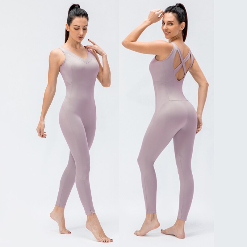 Women High Stretch Soft Nylon Gym Suit