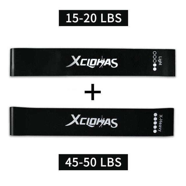 Mini Loops Latex Workout Bands 0.7mm and 1.3mm