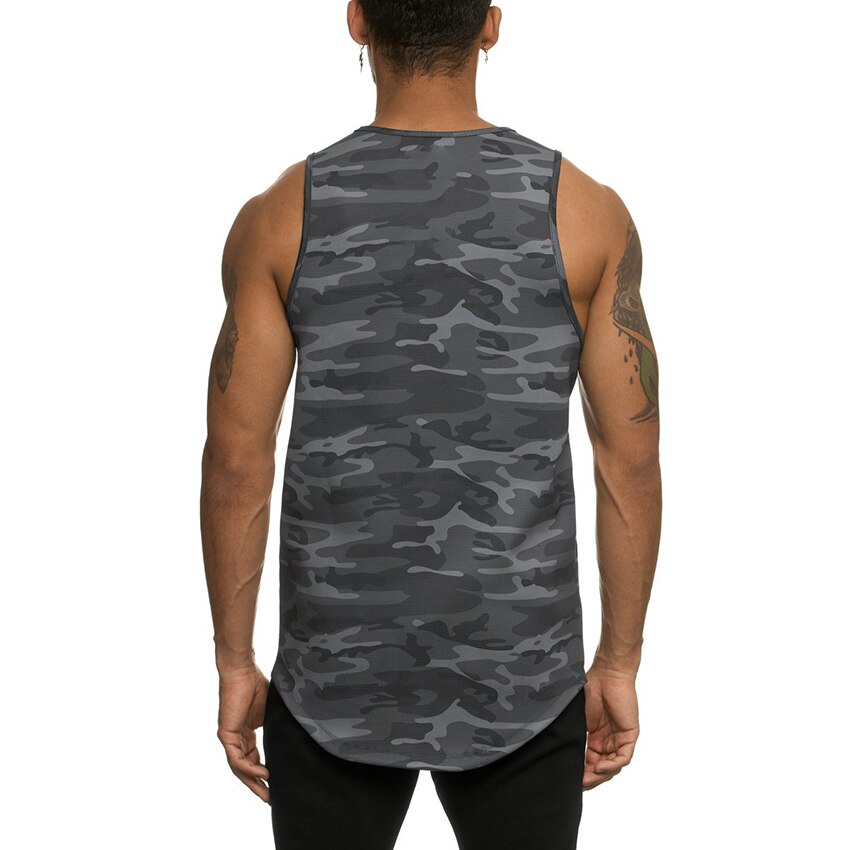 Men Camouflage GYM Tank Top