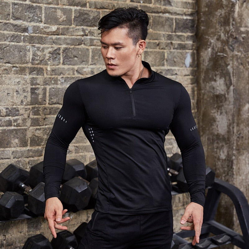 Men Gym Tight Sport T-Shirt