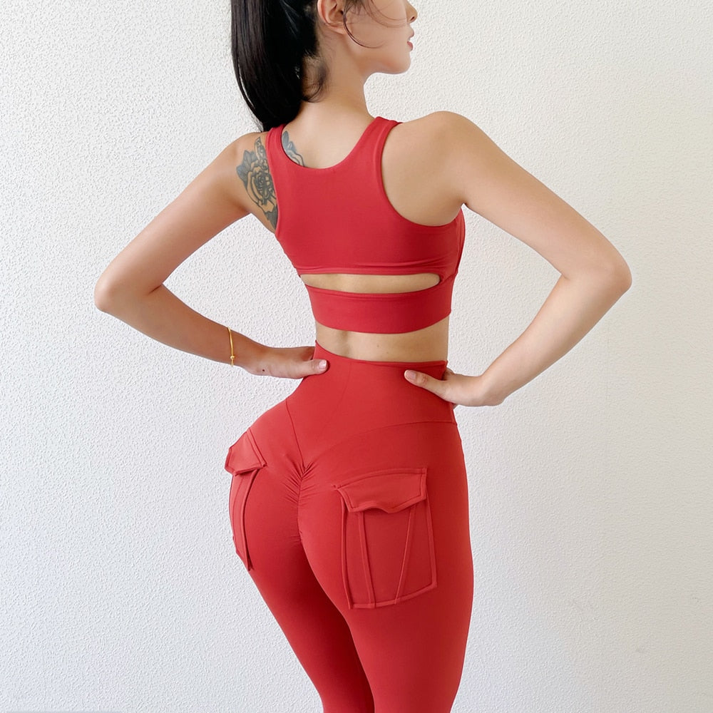 Sexy Women Sportwear Yoga Set