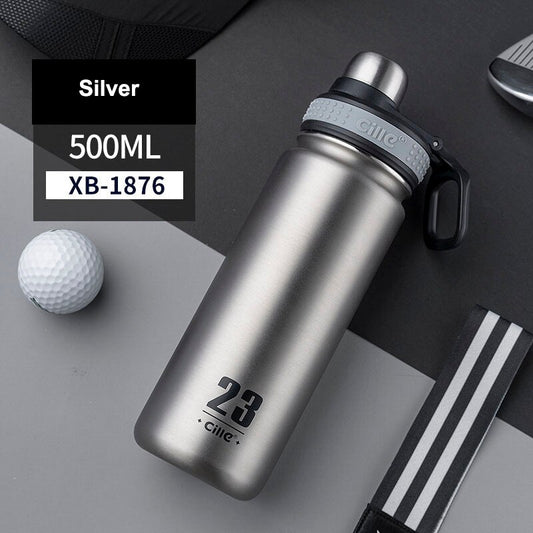 Stainless Steel Sport Fitness Thermos Bottle