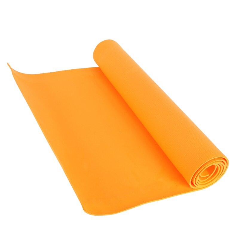 EVA 4mm Thick Dampproof Yoga Mat orange