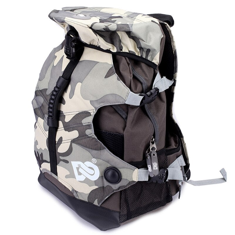 Knapsack Shoulder Bag Grey camo