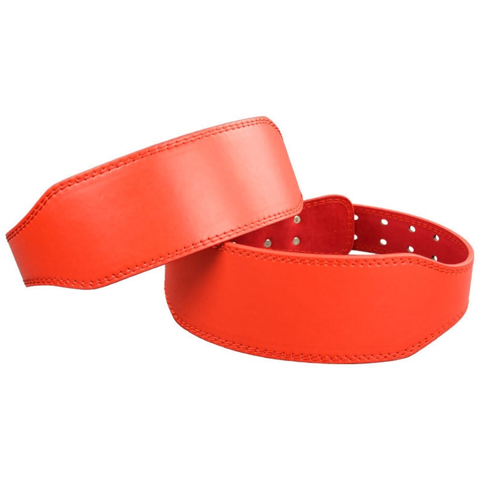 New Wide Weightlifting Belt Red