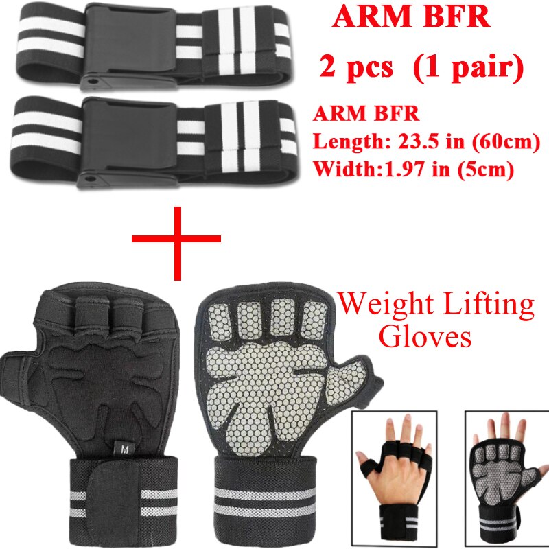 Gym Training BFR Occlusion Bands Arm BFR and Gloves