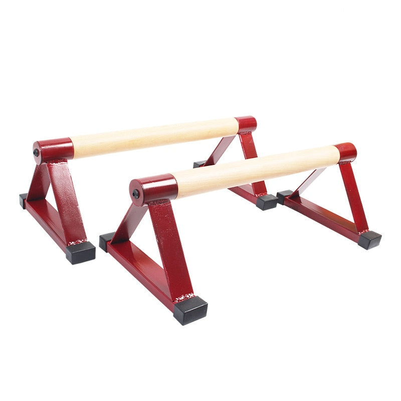 H-shaped Portable Fitness Push Up Stand Red