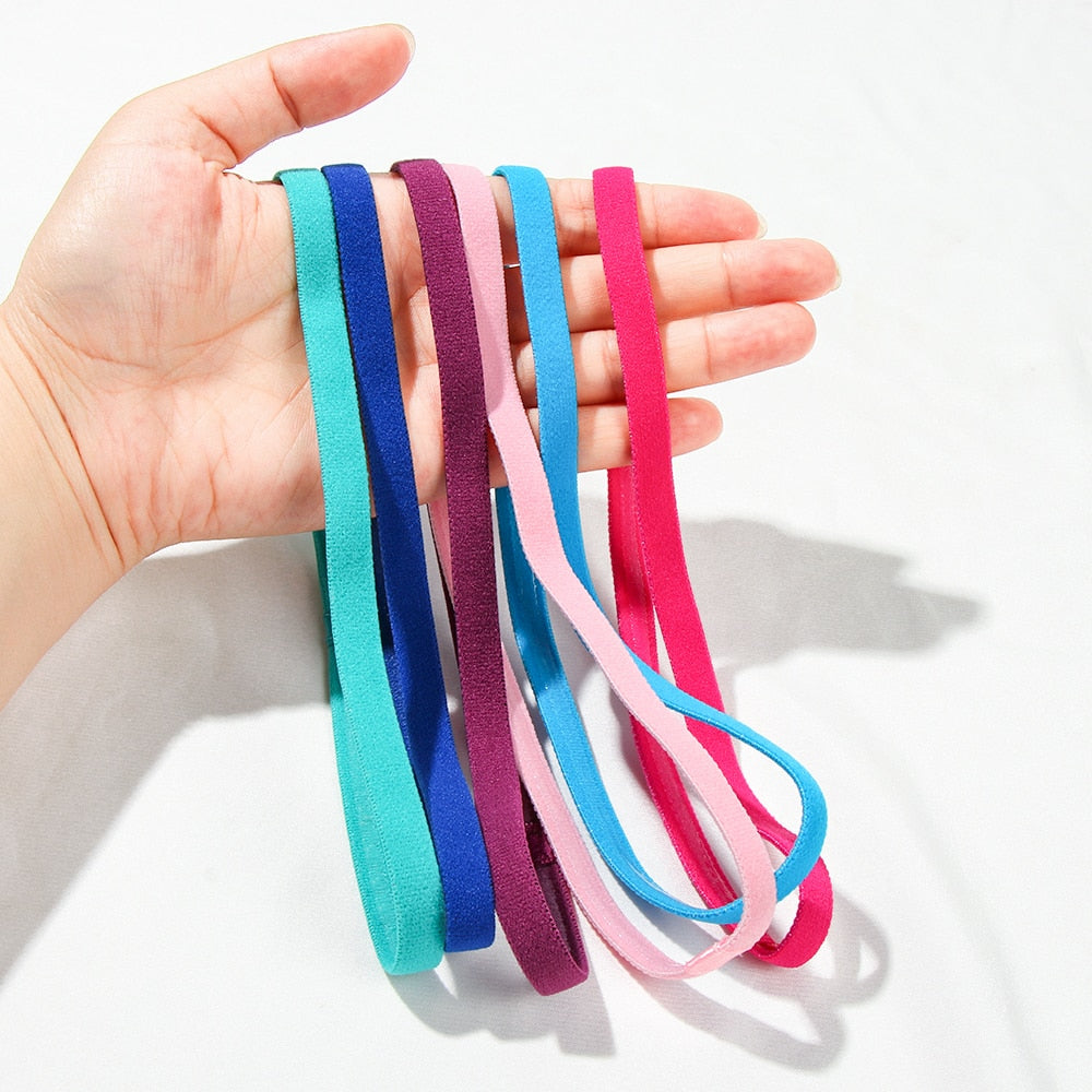 Anti-slip Elastic Plastic Yoga Hair Bands