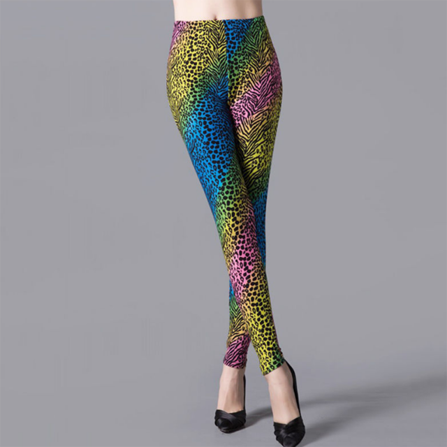 Women Leopard Print Gym Pants