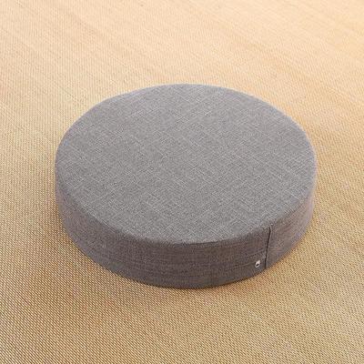 Yoga Meditation Cushion Backrest Pillow Grey 40x6cm