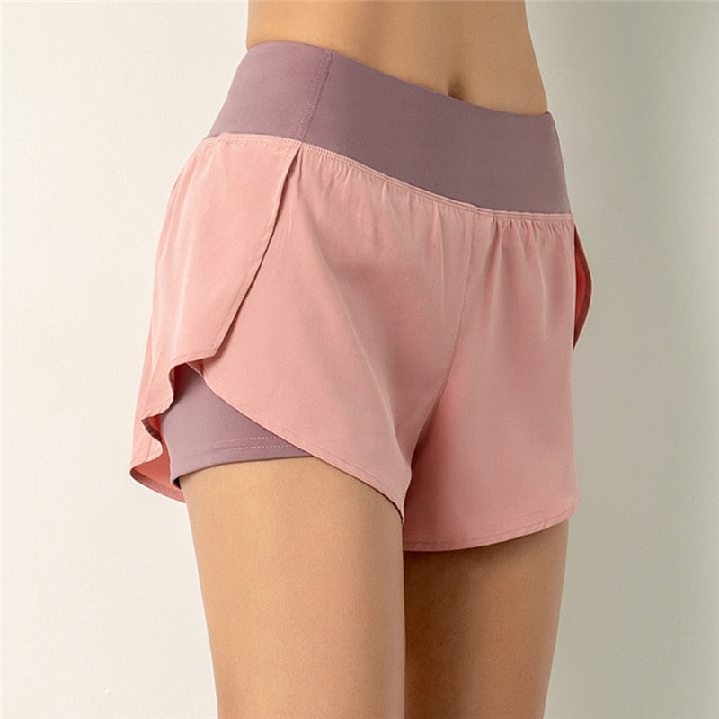 Women Side Pocket Top Spandex Gym Shorts - Body Fuelers