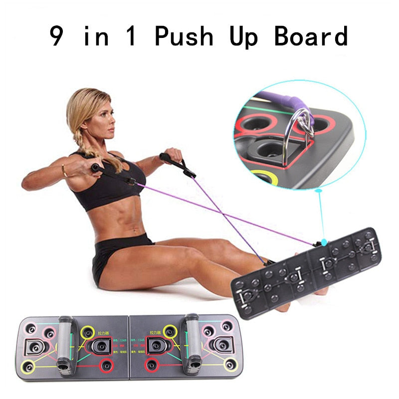 GYM 9 in 1 Push Up Board